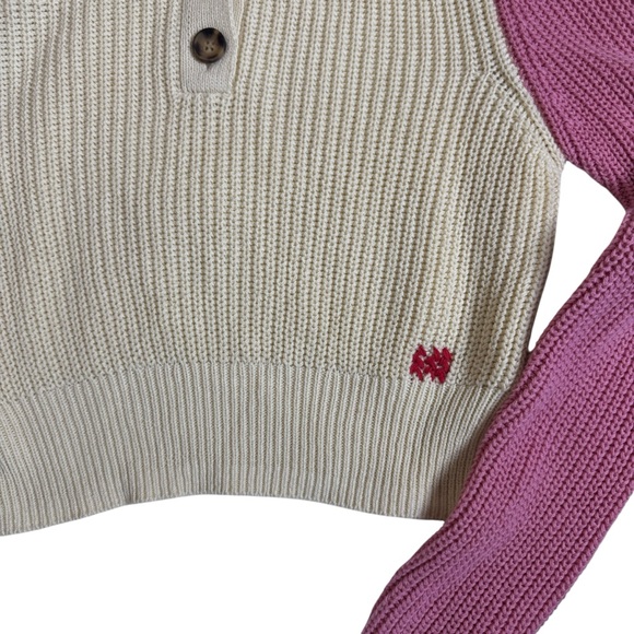 Urban Outfitters BDG Taylor Collared Pullover Knit Sweater Womens Small Preppy‎ - Picture 3 of 9